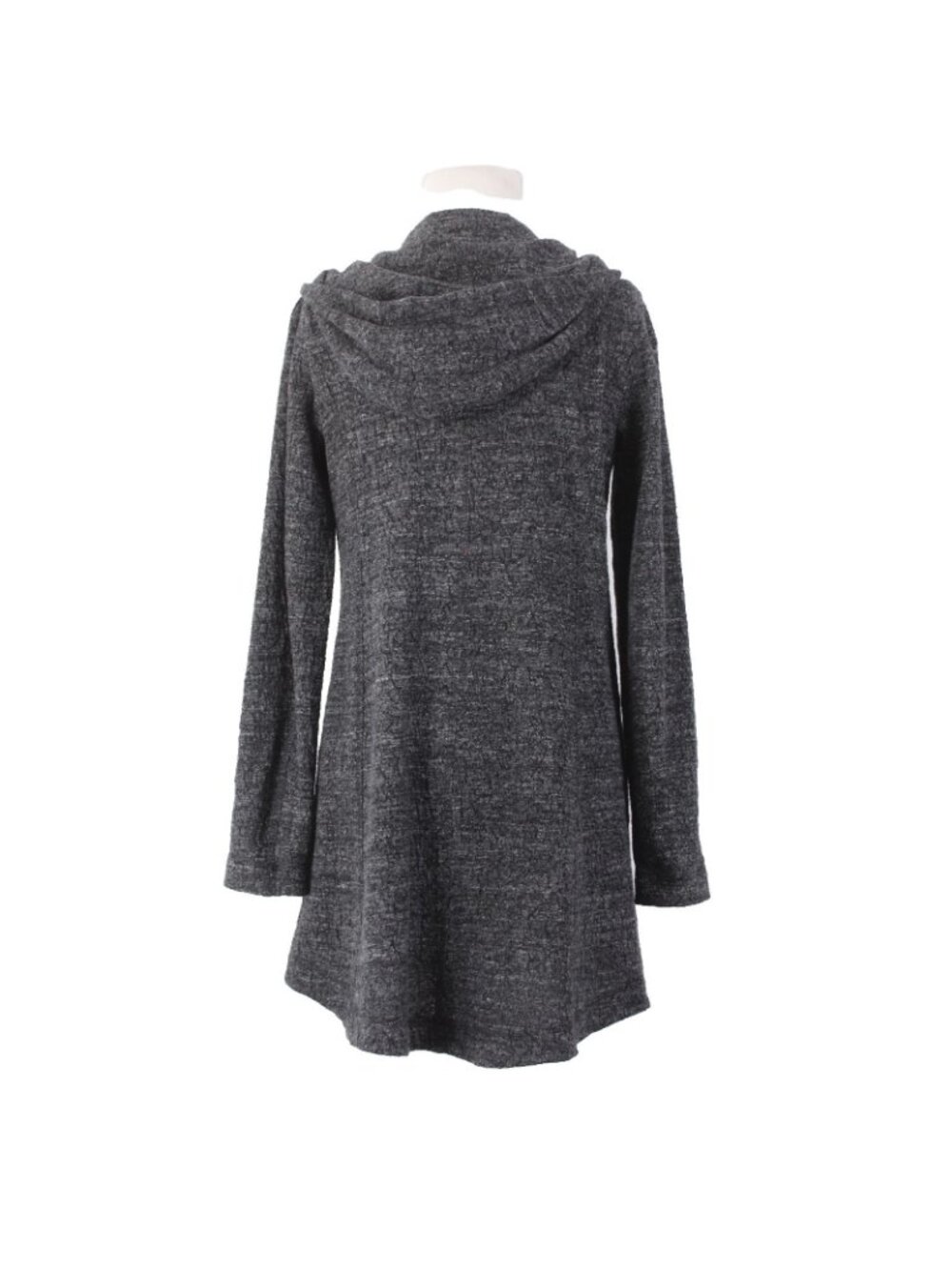 Eileen Fisher Jacket Sz XS Charcoal Black Zipper Pockets Stretch Cotton Poly - Picture 6 of 11